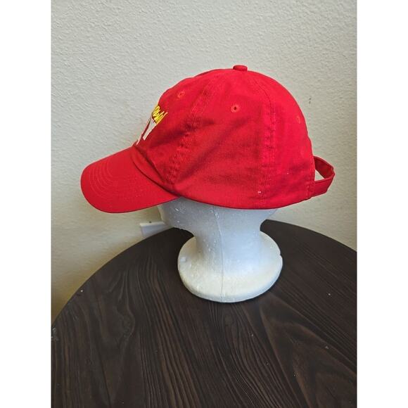 Chris Brown Hat Cap Adult Red Adjustable Strap The Party Tour Dad Hat Hip Hop - Picture 2 of 4